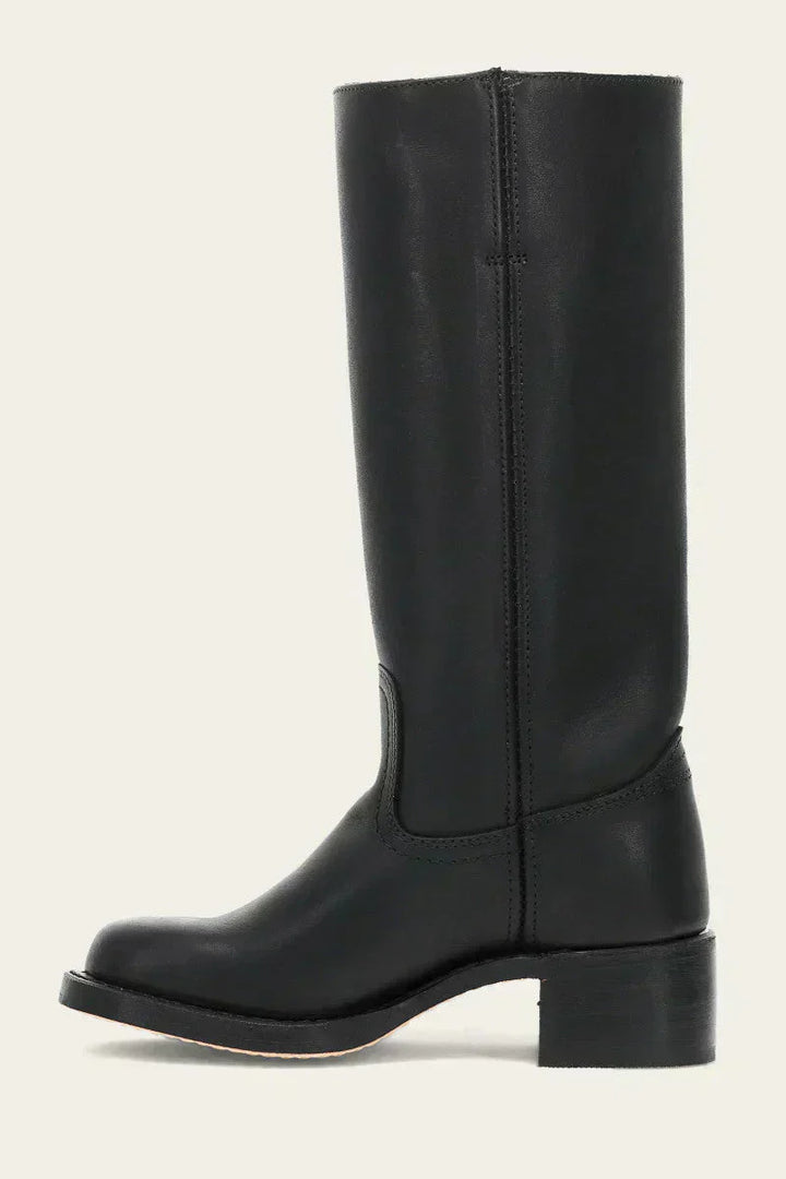 Eleanor | Womens Tall Leather Riding Boots with Block Heel