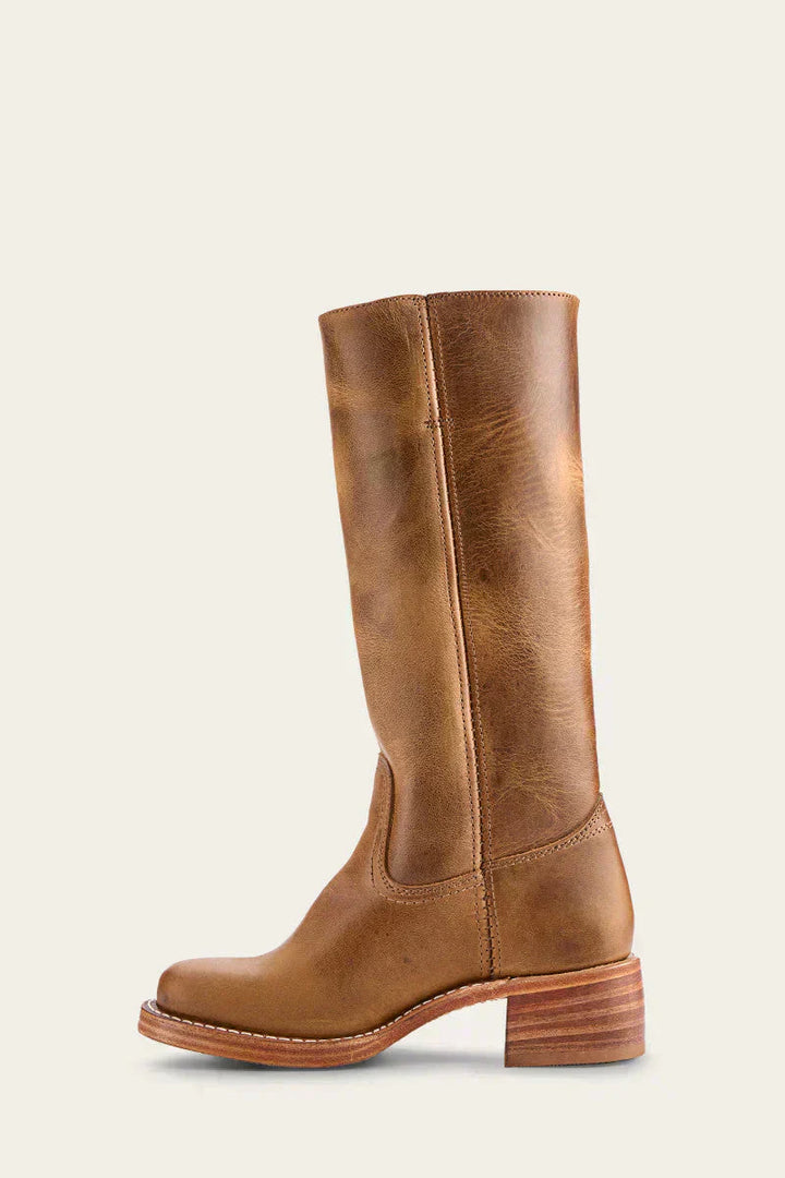 Eleanor | Womens Tall Leather Riding Boots with Block Heel