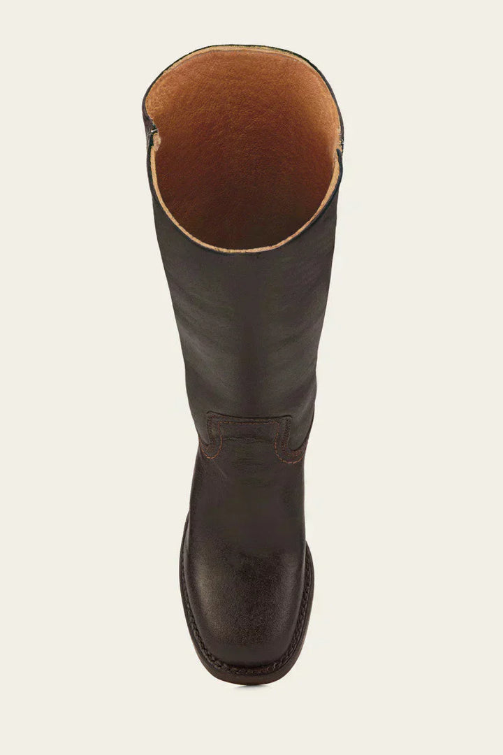 Eleanor | Womens Tall Leather Riding Boots with Block Heel