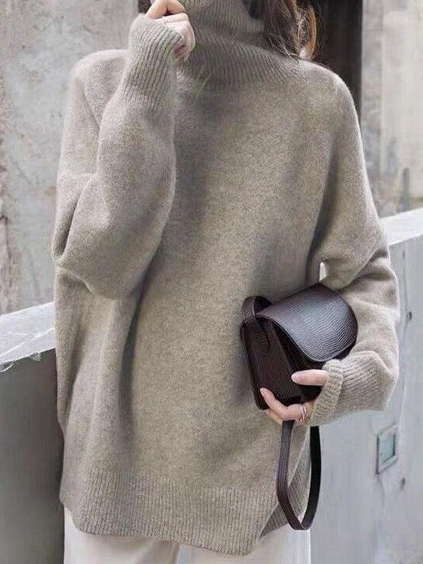 Amber | Refined Oversized Turtleneck Sweater with Relaxed Fit