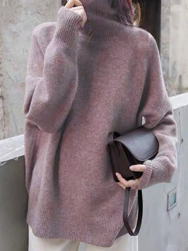 Amber | Refined Oversized Turtleneck Sweater with Relaxed Fit