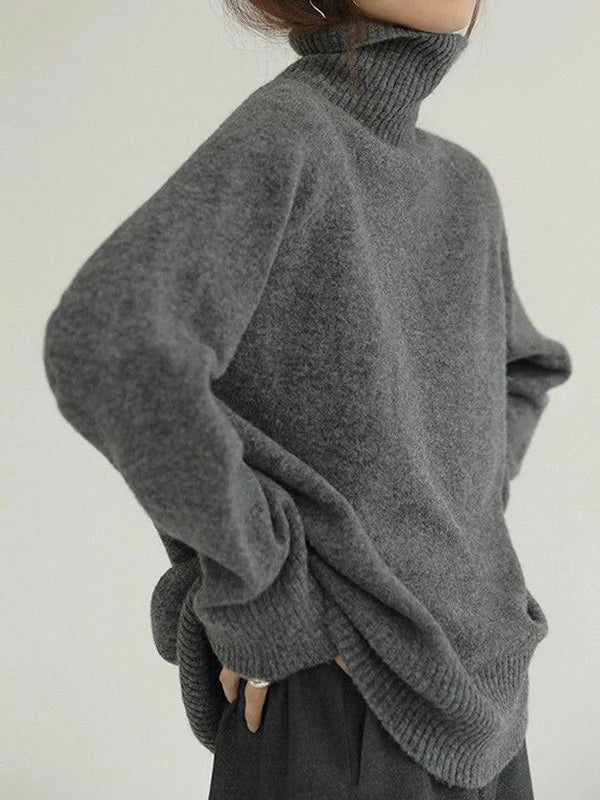 Amber | Refined Oversized Turtleneck Sweater with Relaxed Fit