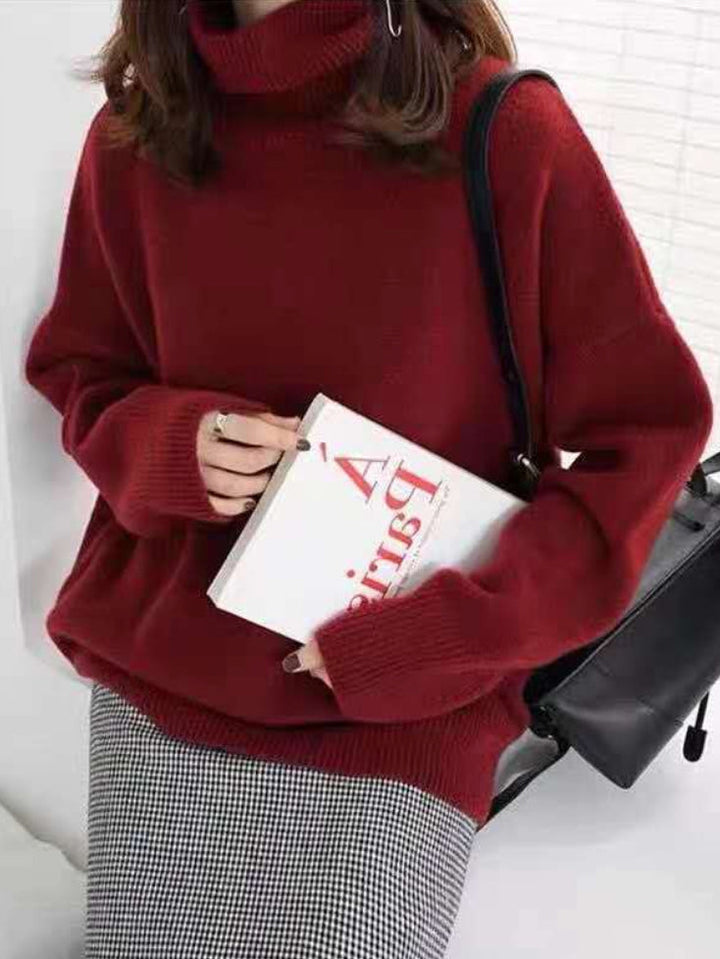 Amber | Refined Oversized Turtleneck Sweater with Relaxed Fit