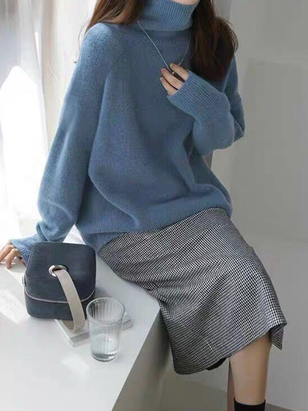 Amber | Refined Oversized Turtleneck Sweater with Relaxed Fit