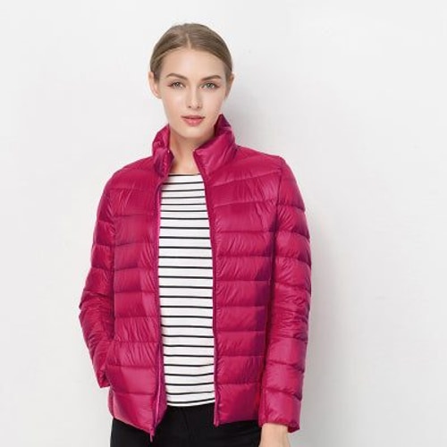 Amy | Sophisticated Quilted Stand Collar Puffer Jacket