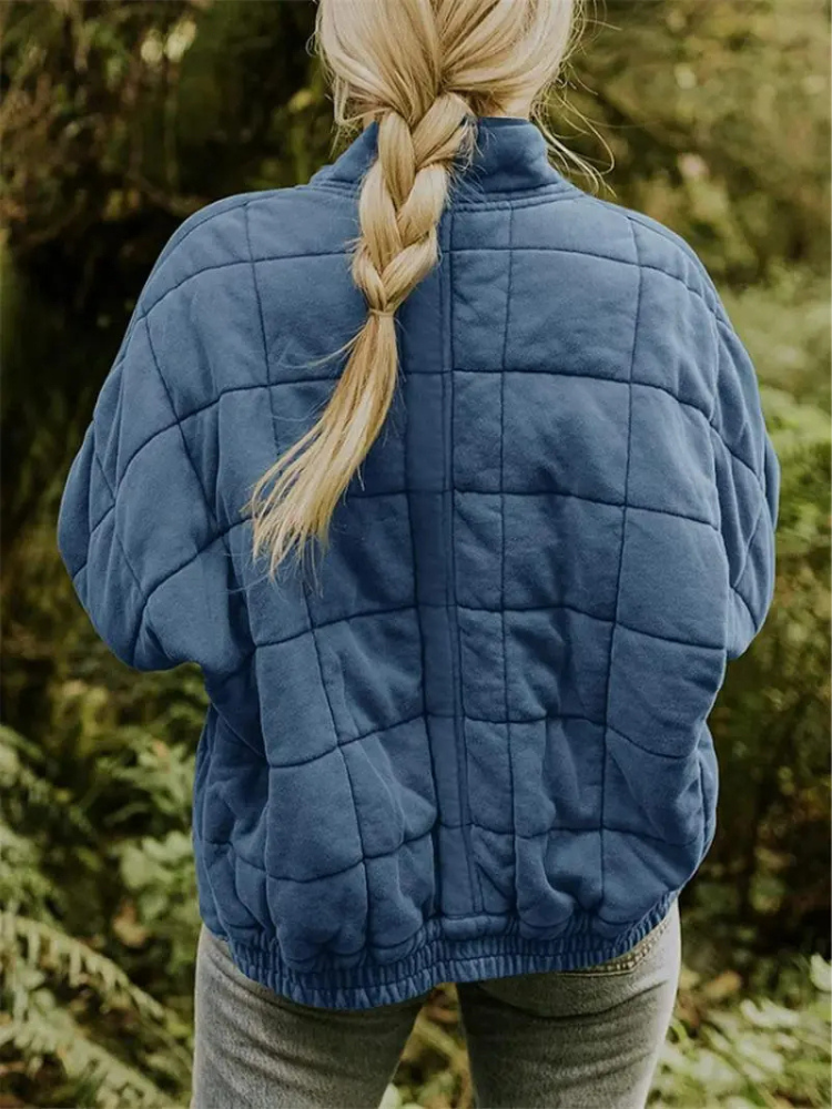 Angela | Timeless Oversized Quilted Zip-Up Puffer Jacket