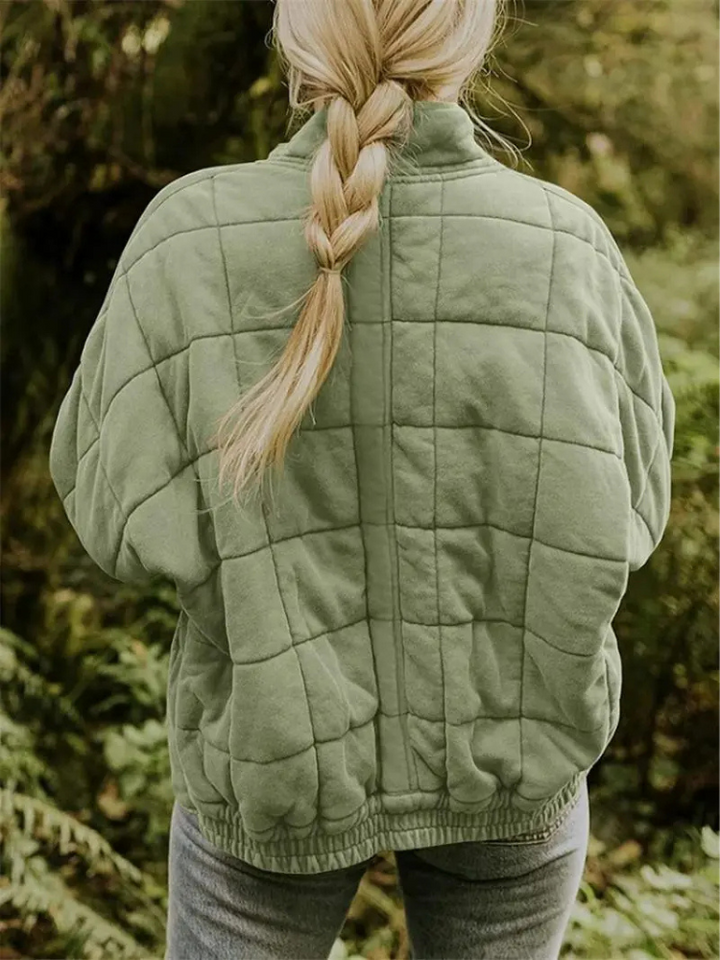 Angela | Timeless Oversized Quilted Zip-Up Puffer Jacket