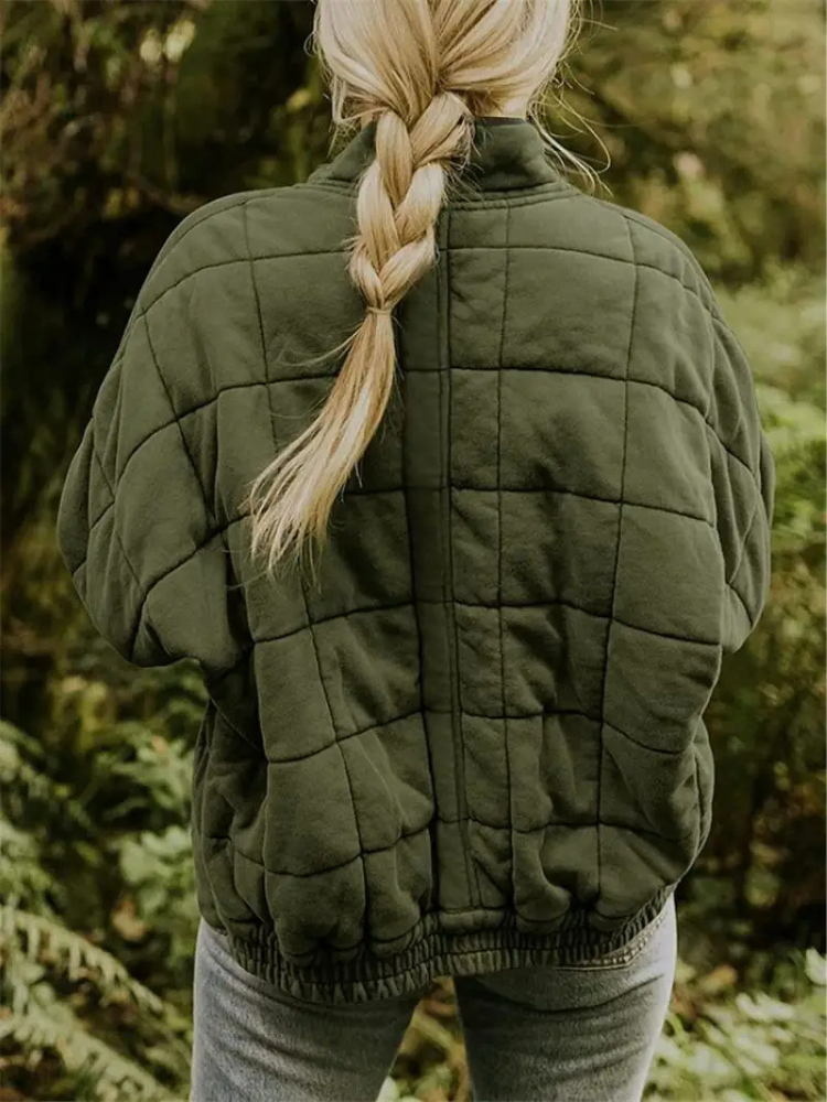 Angela | Timeless Oversized Quilted Zip-Up Puffer Jacket