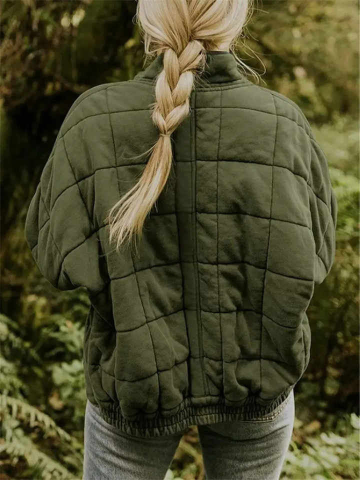 Angela | Timeless Oversized Quilted Zip-Up Puffer Jacket