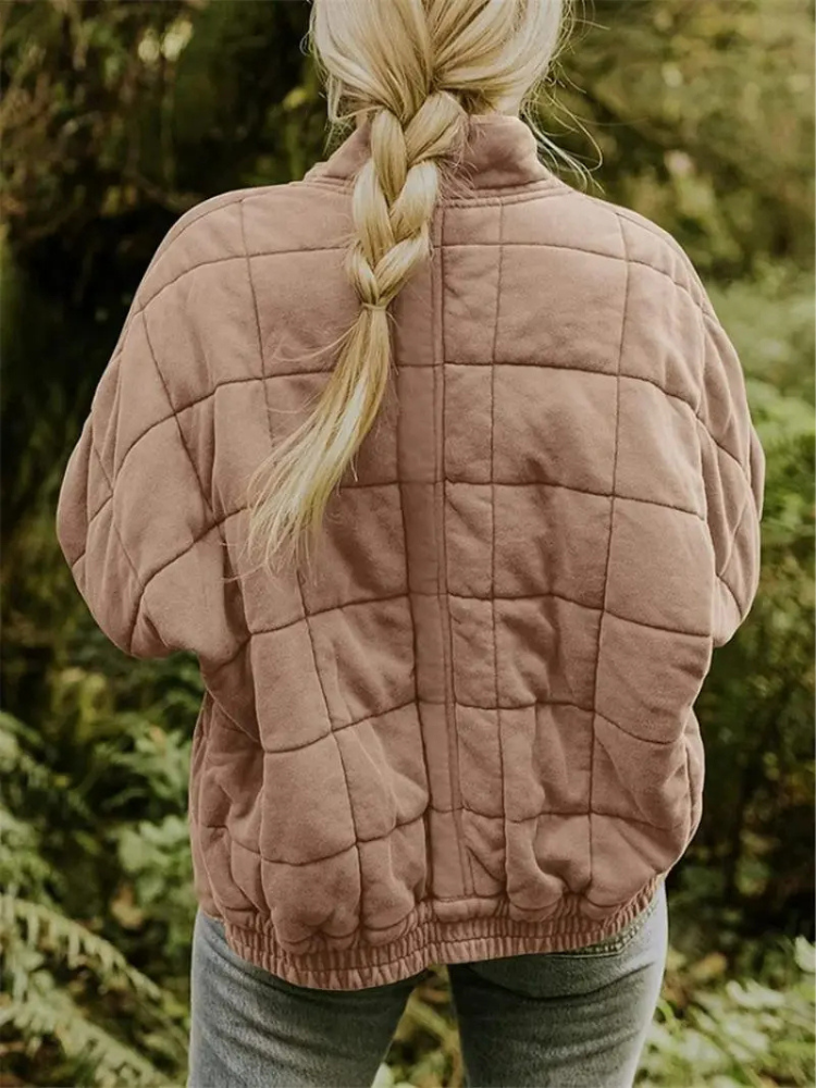 Angela | Timeless Oversized Quilted Zip-Up Puffer Jacket