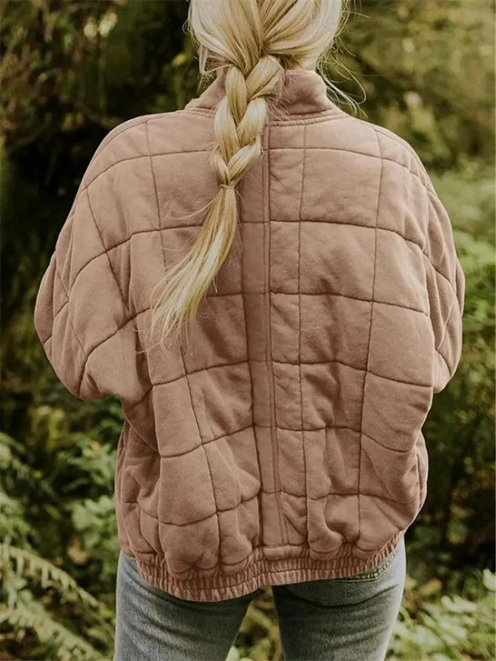 Angela | Timeless Oversized Quilted Zip-Up Puffer Jacket