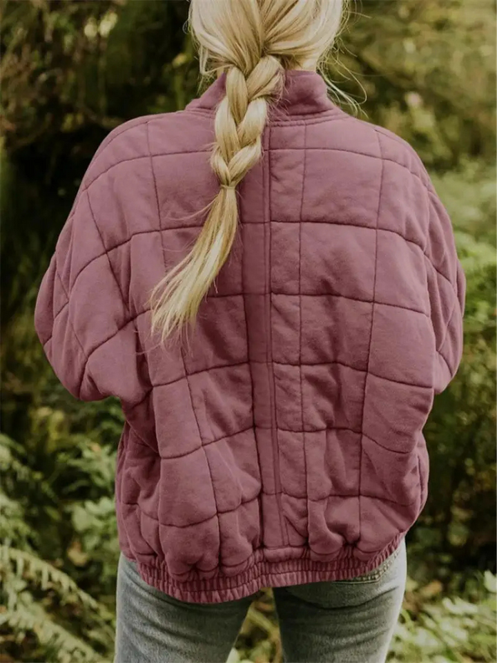 Angela | Timeless Oversized Quilted Zip-Up Puffer Jacket