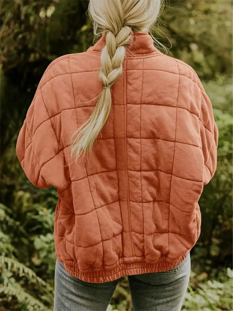 Angela | Timeless Oversized Quilted Zip-Up Puffer Jacket