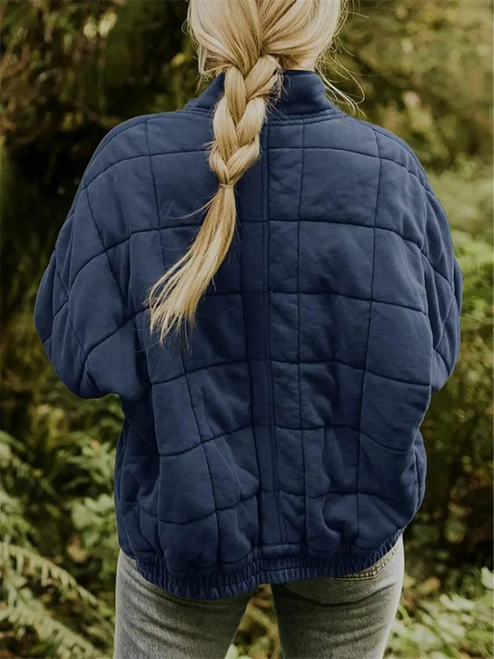 Angela | Timeless Oversized Quilted Zip-Up Puffer Jacket