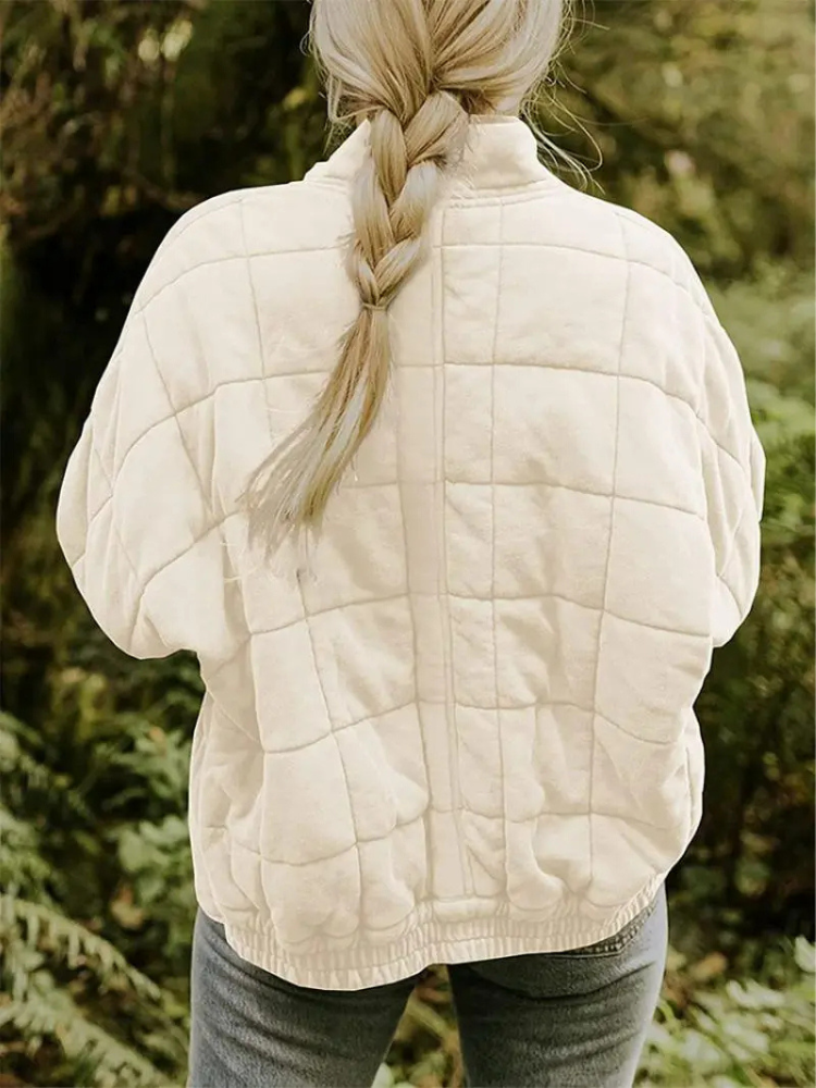 Angela | Timeless Oversized Quilted Zip-Up Puffer Jacket
