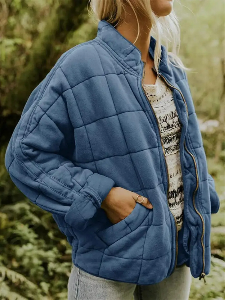 Angela | Timeless Oversized Quilted Zip-Up Puffer Jacket