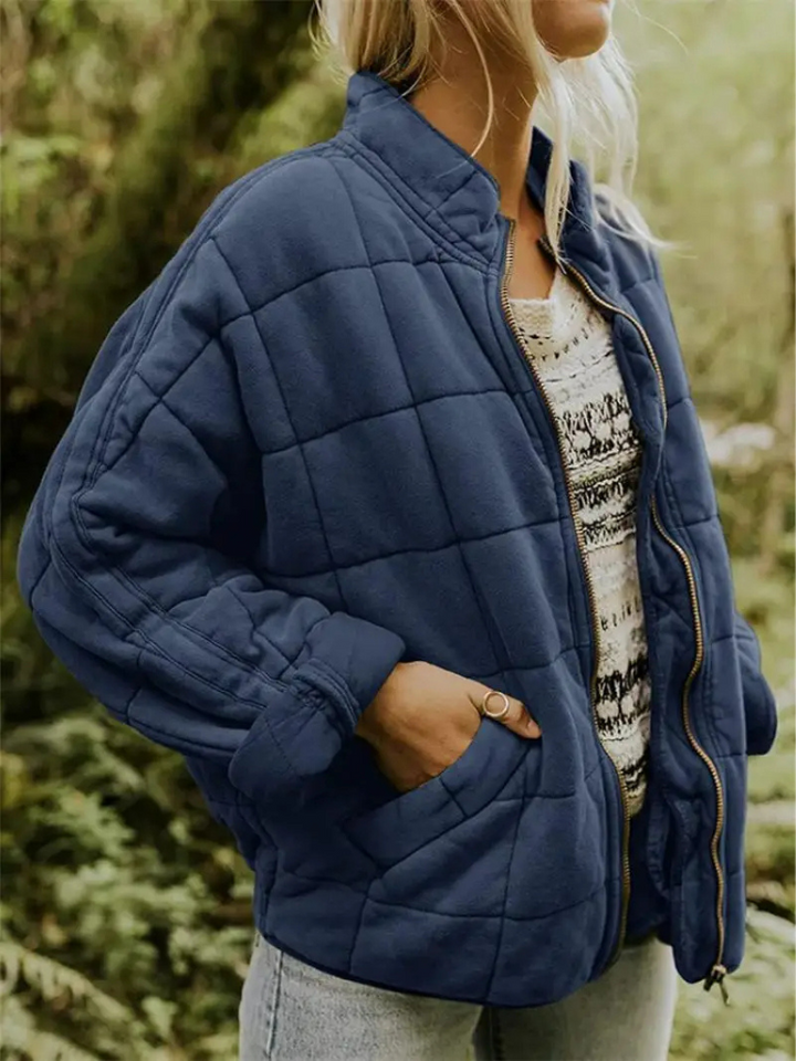 Angela | Timeless Oversized Quilted Zip-Up Puffer Jacket
