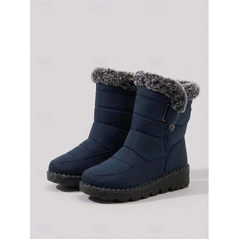 Ann | Chic Fur-Trimmed Winter Boots