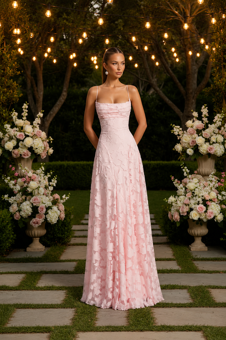 Ann | Effortless Lace Maxi Holiday Dress