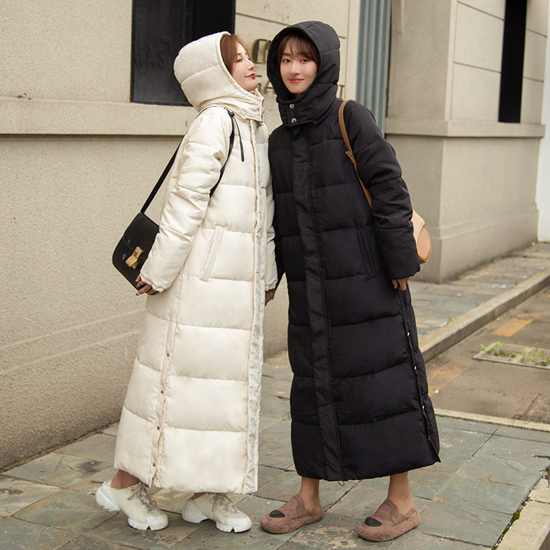 Anna | Cozy Hooded Long Puffer Jacket