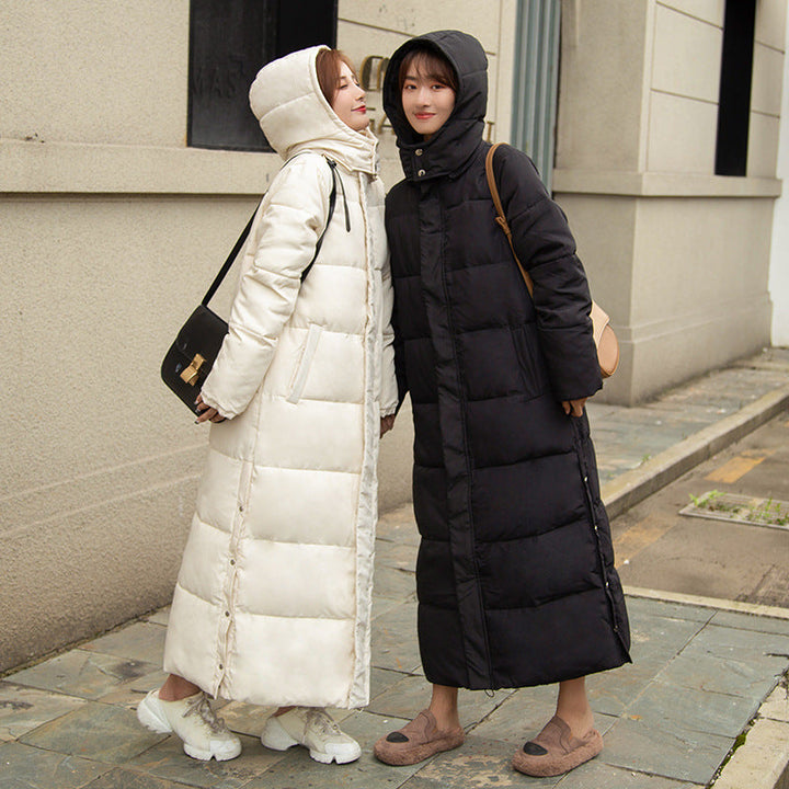 Anna | Cozy Hooded Long Puffer Jacket
