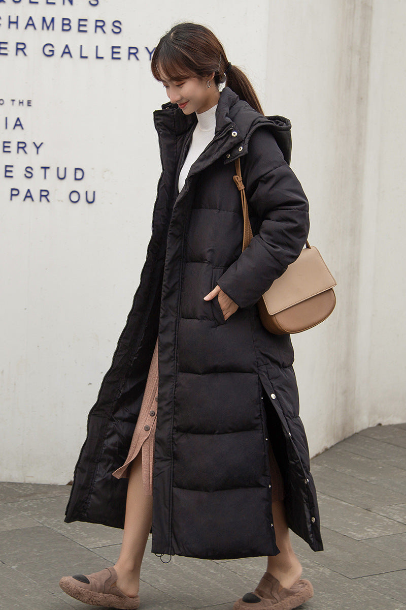 Anna | Cozy Hooded Long Puffer Jacket