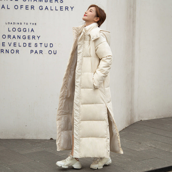 Anna | Cozy Hooded Long Puffer Jacket