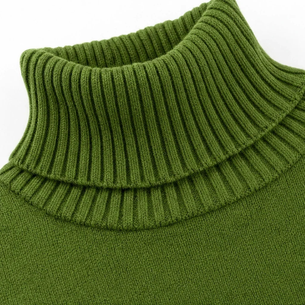 Anna | Polished Oversized Drop Shoulder Turtleneck Sweater
