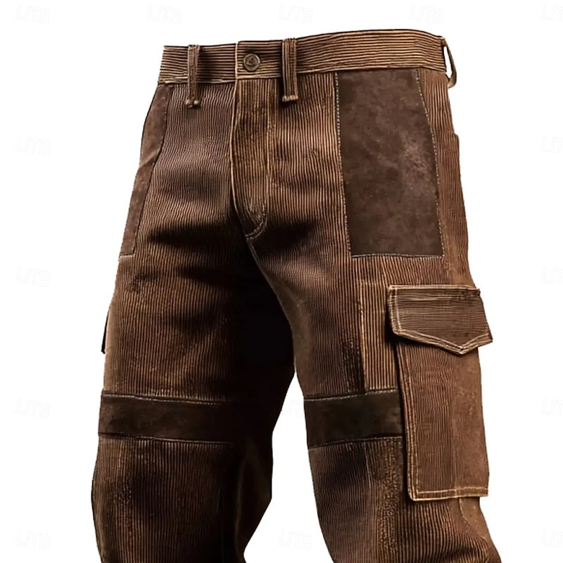 Anthony | Rugged Distressed Utility Cargo Pants