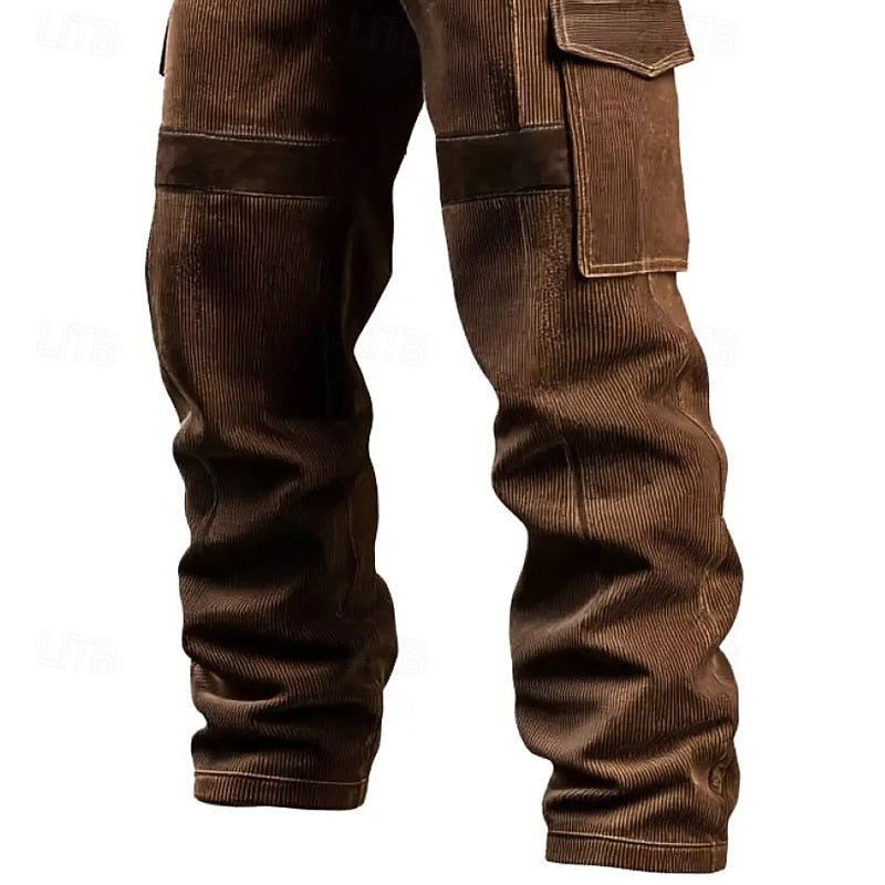 Anthony | Rugged Distressed Utility Cargo Pants