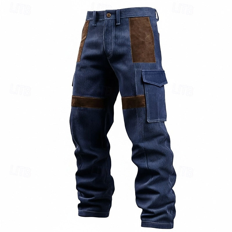 Anthony | Rugged Distressed Utility Cargo Pants
