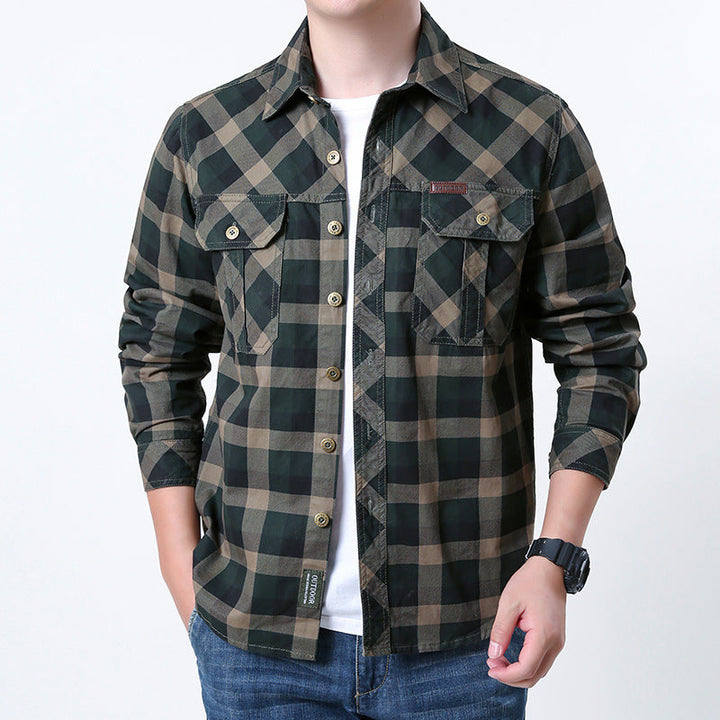 Arthur | Refined Quilted Plaid Flannel Jacket
