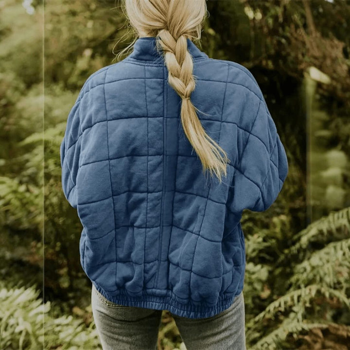 Ashley | Polished Oversized Quilted Zip-Up Puffer Jacket