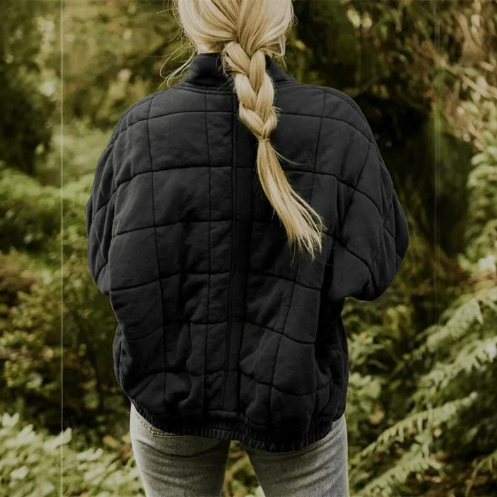 Ashley | Polished Oversized Quilted Zip-Up Puffer Jacket