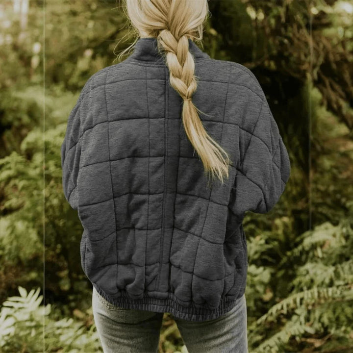 Ashley | Polished Oversized Quilted Zip-Up Puffer Jacket