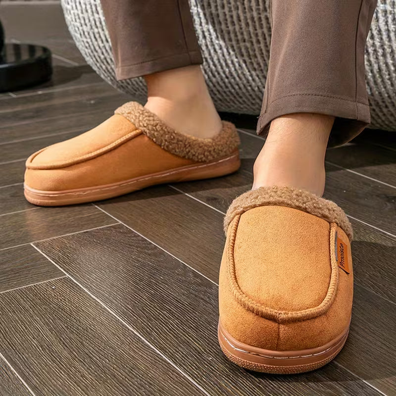 Austin | Stylish Plush-Lined Slip-On Mens Slippers