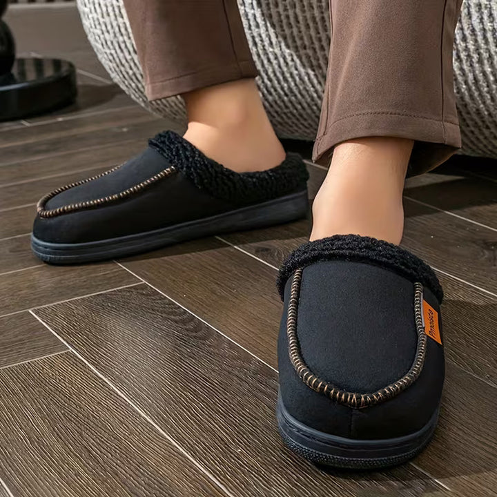 Austin | Stylish Plush-Lined Slip-On Mens Slippers