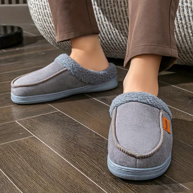 Austin | Stylish Plush-Lined Slip-On Mens Slippers