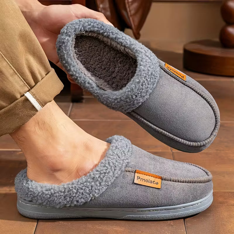 Austin | Stylish Plush-Lined Slip-On Mens Slippers