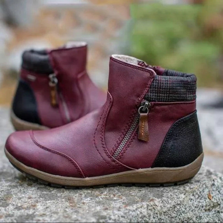 Barbara | Classic Side Zip Ankle Snow Boots