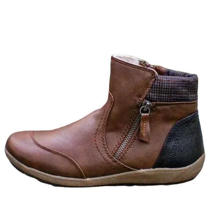 Barbara | Classic Side Zip Ankle Snow Boots
