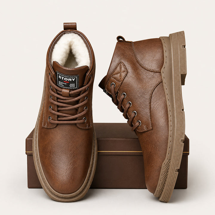 Benjamin | Lace-Up Ankle Winter Boots Men