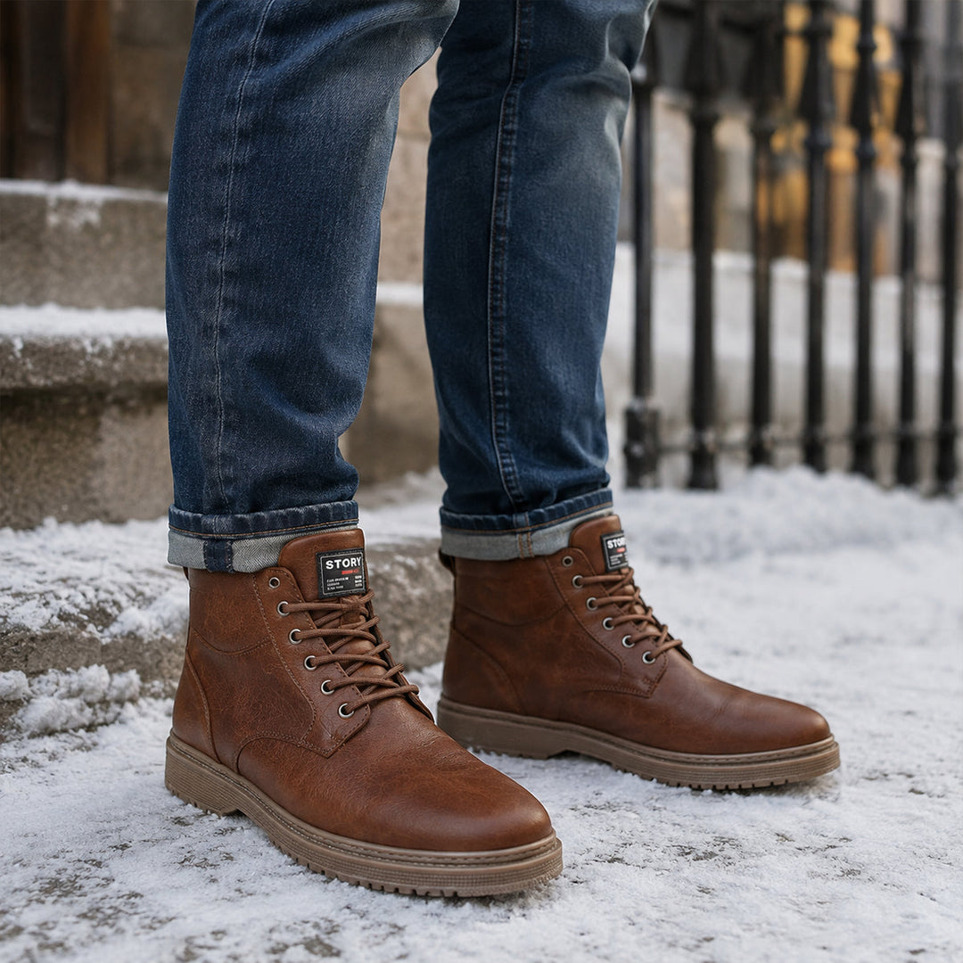 Benjamin | Lace-Up Ankle Winter Boots Men
