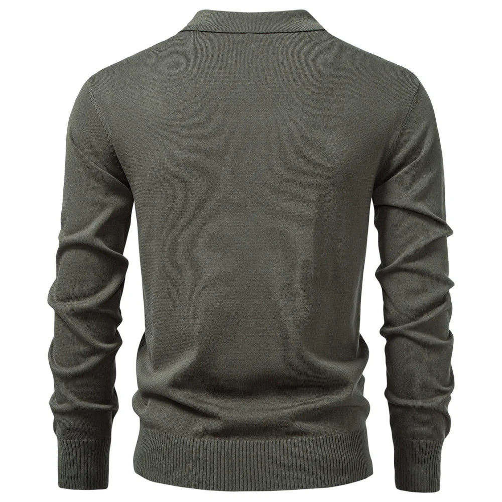 Benjamin | Refined Quarter-Zip Cable Knit Sweater