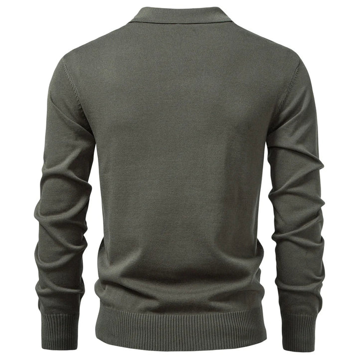 Benjamin | Refined Quarter-Zip Cable Knit Sweater