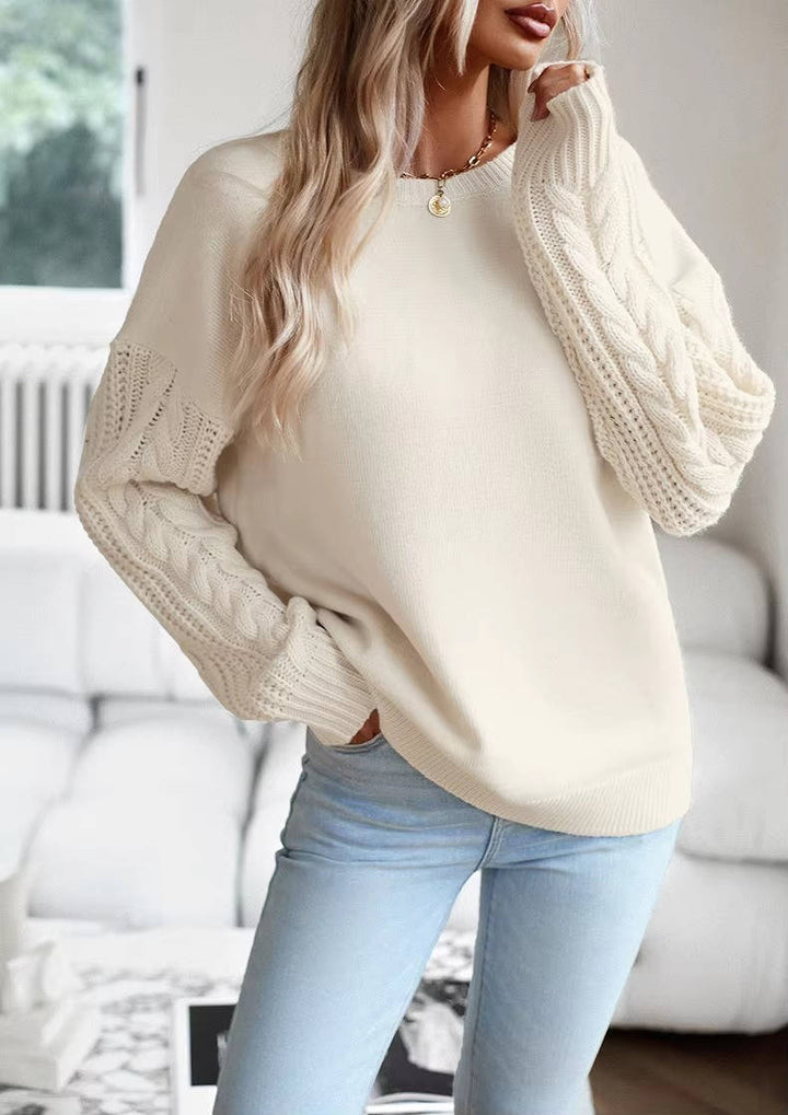 Betty | Elegant Chunky Cable Knit Oversized Sweater