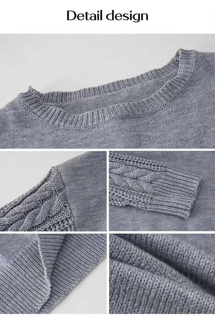 Betty | Elegant Chunky Cable Knit Oversized Sweater