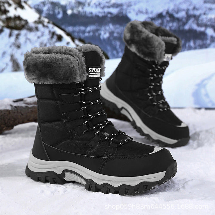 Brenda | Elegant Waterproof Faux Fur Winter Boots