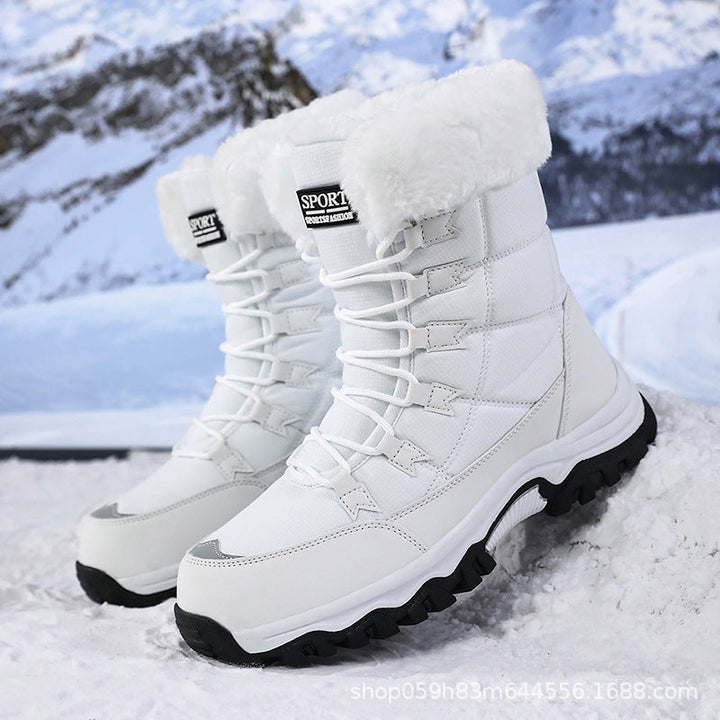 Brenda | Elegant Waterproof Faux Fur Winter Boots