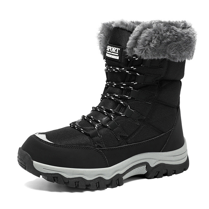 Brenda | Elegant Waterproof Faux Fur Winter Boots